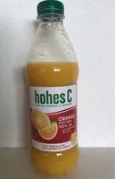 Mängden socker i Orange avec pulpe 100% Jus