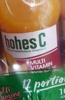 Mängden socker i Hohes C multi vitamine