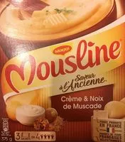 Mängden socker i Purée Saveur à l'Ancienne, Crème & Noix de Muscade