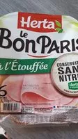 Mängden socker i Le bon Paris à l'Étouffée Sans Nitrite