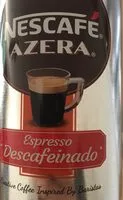 Mängden socker i Nescafé Azera Descafeinado