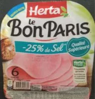 Mängden socker i Le Bon Paris -25% de Sel