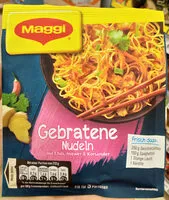 Mängden socker i Fix - Gebratene Nudeln