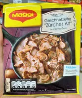 Mängden socker i Geschnetzeltes  Züricher Art