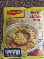 Mängden socker i Buchstaben Suppe