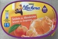 Mängden socker i Sorbete din lactosa con mandarina