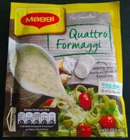 Mängden socker i Quattro Formaggi