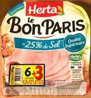 Mängden socker i Jambon le bon Paris