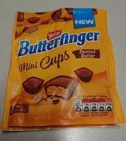 Mängden socker i ButterFinger mini cups