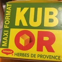 Mängden socker i Kub Or, herbes de Provence - Maggi