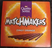 Mängden socker i Quality Street Matchmakers Zingy Orange