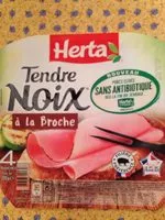 Mängden socker i Tendre noix à la broche