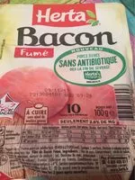 Mängden socker i Bacon fumé
