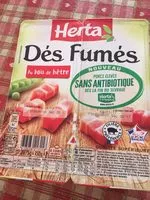 Mängden socker i Dés fumés au bois de hêtre