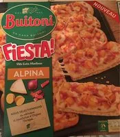 Mängden socker i BUITONI FIESTA pizza surgelée Alpina 500g