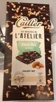 Mängden socker i Chocolat noir - Amandes grillées