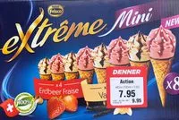 Mängden socker i Extreme mini new