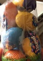 Mängden socker i Œufs de Pâques Smarties
