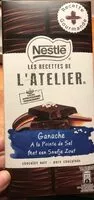 Mängden socker i NESTLE L'ATELIER - Noir Ganache noir sel - 144g