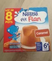 Mängden socker i P'tit flan caramel