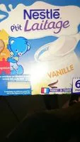 Mängden socker i NESTLE P'TIT LAITAGE Vanille 4 x 100g