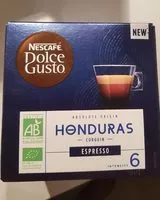 Mängden socker i DOLCE GUSTO BIO Espresso Honduras