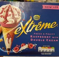 Mängden socker i Cônes framboise double crème