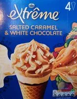 Caramel ice cream cones