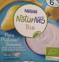 Mängden socker i Postre lácteo de pera y plátano azúcares añadidos