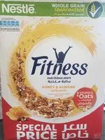 Mängden socker i Fitness honey and almond