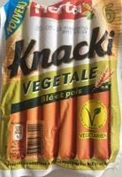 Mängden socker i Knacki végétale