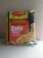 Mängden socker i Nudel Snack Ente
