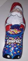 Mängden socker i Chocolat pere noel Nestlé smarties