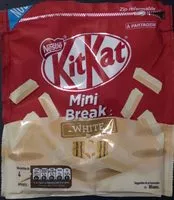 Mängden socker i KITKAT Mini Break White 104g