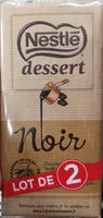 Mängden socker i NESTLE DESSERT Chocolat Noir lot de 2x205g
