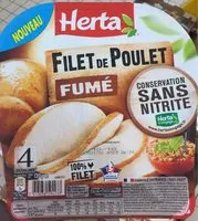 Mängden socker i Filet de poulet fumé sans nitrite