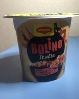 Mängden socker i Bolino Italie pates tomate et fromage