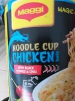 Mängden socker i Noodle cup  chicken