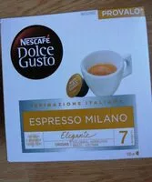 Mängden socker i Espresso milano