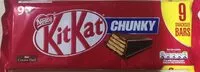 Mängden socker i Kit-Kat Chunky