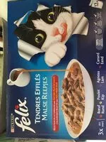 Mängden socker i Tendres effilés