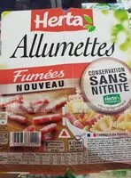 Mängden socker i Allumettes fumées sans nitrite