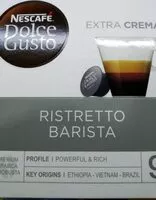 Mängden socker i Ristretto Barista