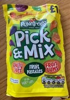 Mängden socker i Rowntrees Pick & Mix