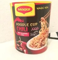 Mängden socker i Noodle Cup Chili