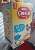 Mängden socker i Cerelac 40% de sucres en moins