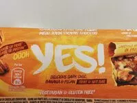 Mängden socker i YES ! Barre chocolat noir banane et pécan