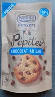 Mängden socker i NESTLE DESSERT Pépites de chocolat au lait 100g