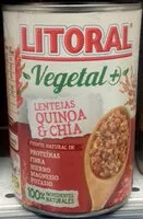 Mängden socker i Vegetal lentejas con quinoa & chía