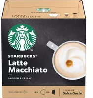 Mängden socker i Café Com Leite Em Cápsula Latte Macchiato Starbucks Caixa 129g 12 Unidades